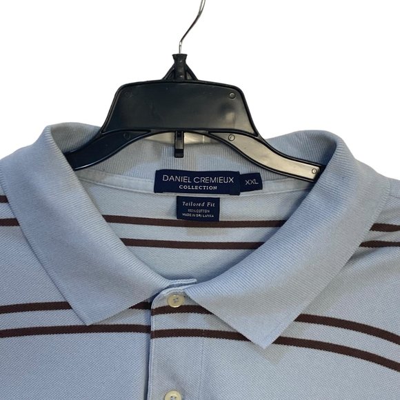 (6-167) Daniel Cremieux Men's Short Sleeve Polo Sz XXL - Picture 3 of 7